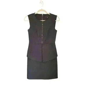Tibi City stretch peplum dress Size 2